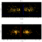 Dispersion coordinates field image_Mrk 876_obsid_19889
