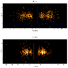 Dispersion coordinates field image_WR 140_obsid_24423